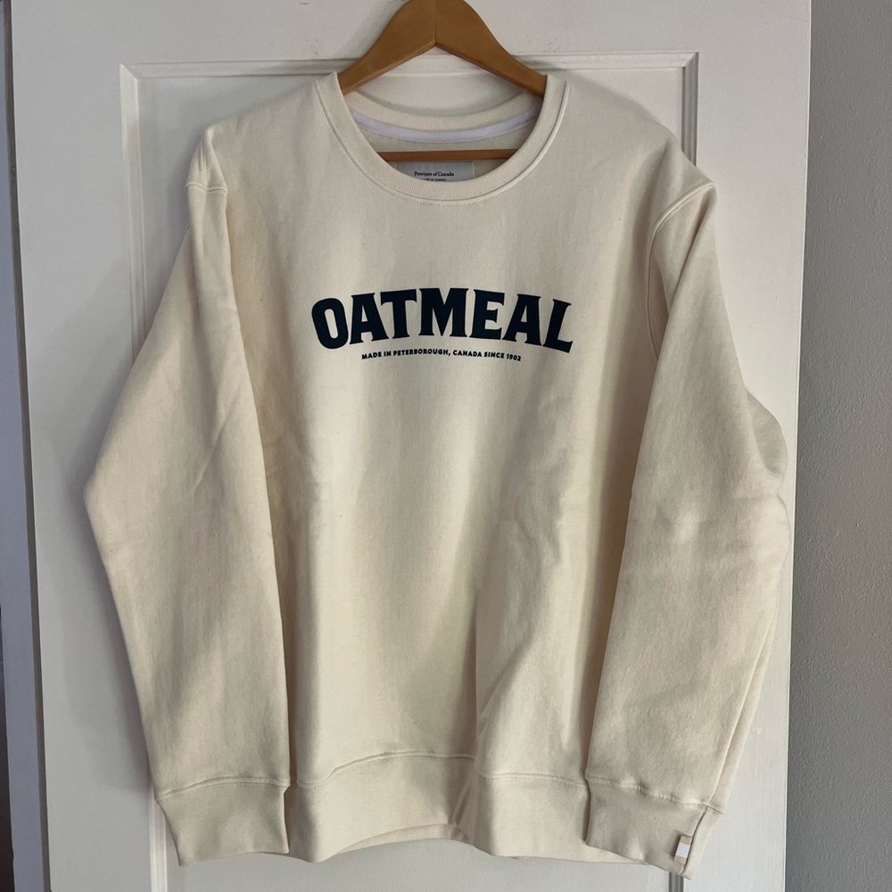 Oatmeal Women's Cream Sweatshirt